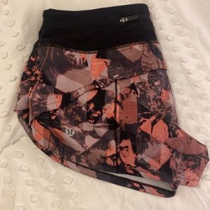 Lululemon size 2 speed up shorts